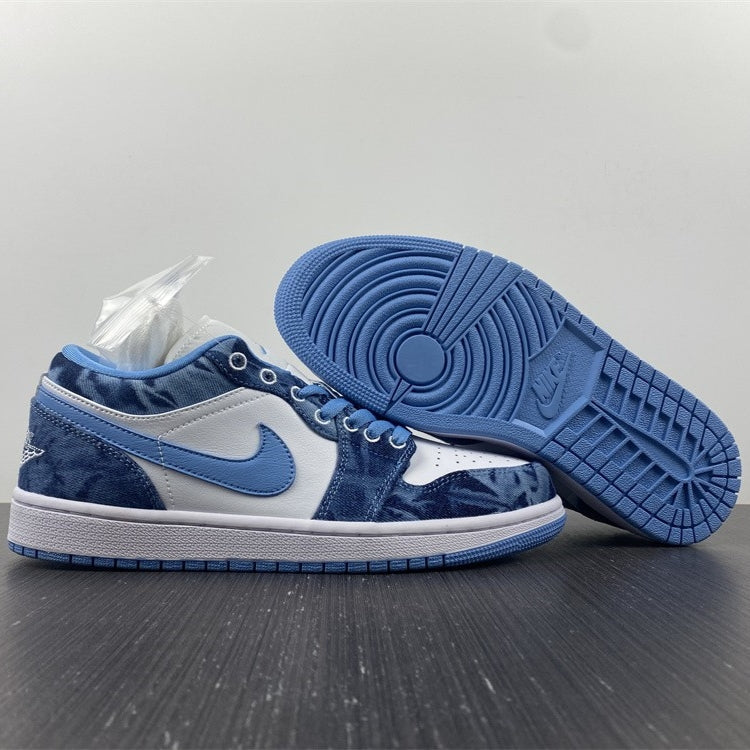AJ 1 Low Washed Denim Shoes Sneakers - nk0002010 - Image 5