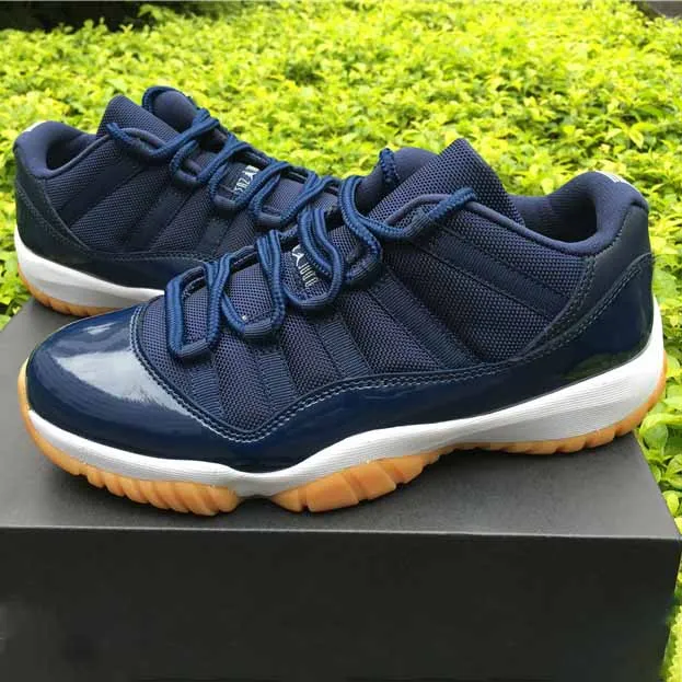 AJ 11 Retro Low Navy Gum Shoes Sneakers - nk0004099 - Image 12