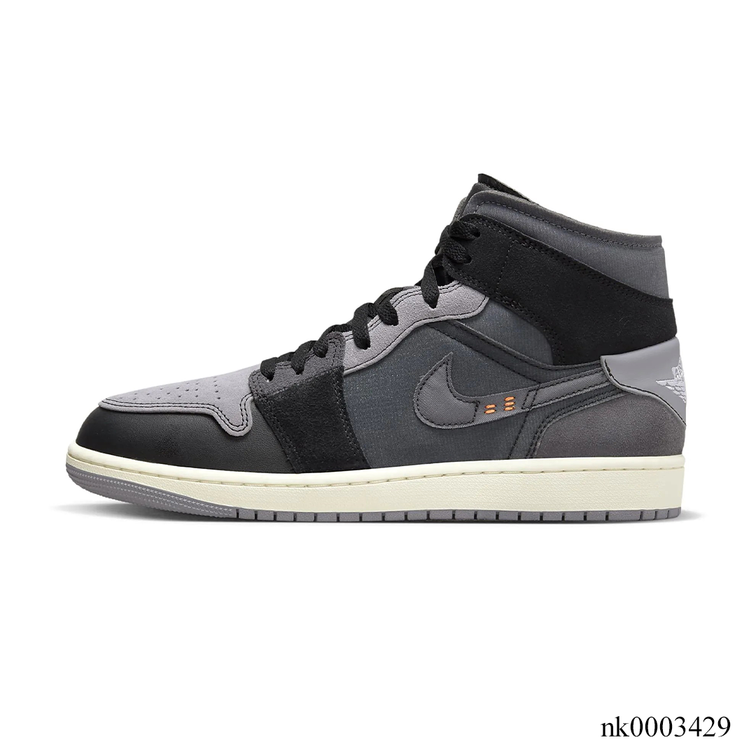 AJ 1 Mid Craft Inside Out Black Shoes Sneakers - nk0003429 - Image 2