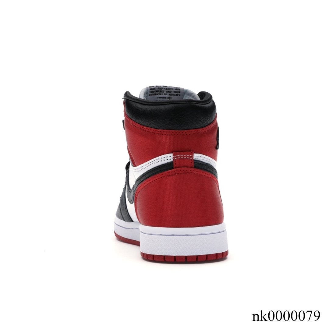 AJ 1 Retro High Satin Black Toe (W) Shoes Sneakers - nk0000079 - Image 4