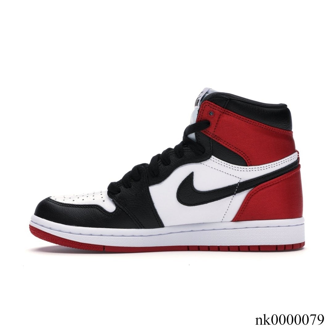 AJ 1 Retro High Satin Black Toe (W) Shoes Sneakers - nk0000079 - Image 2
