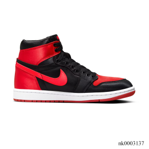 AJ 1 Retro High OG Satin Bred Shoes Sneakers - nk0003137