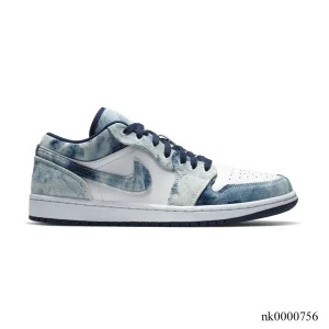 AJ 1 Low SE "Washed Denim" Shoes Sneakers - nk0000756