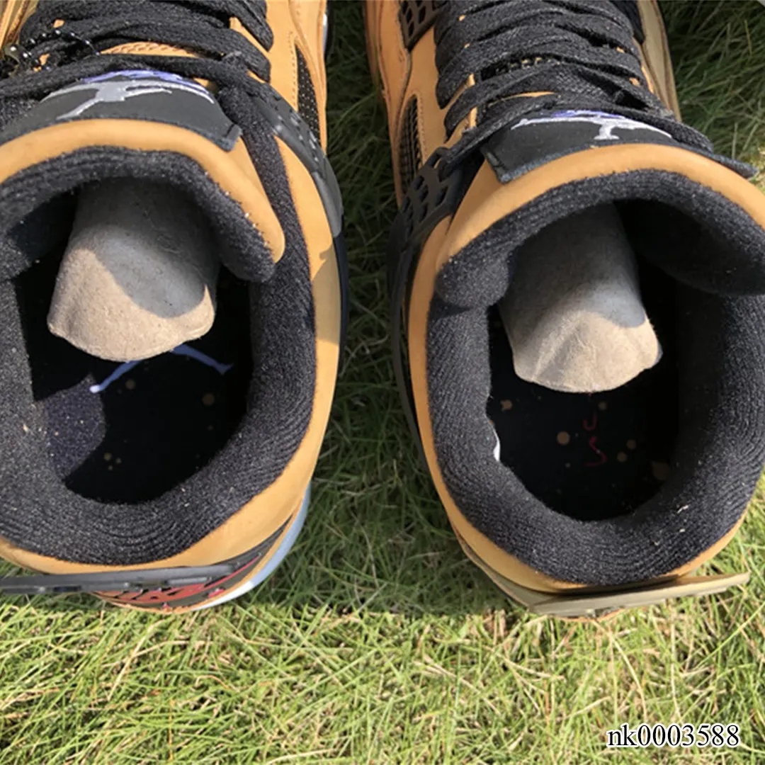 AJ 4 x Travis Scott Khaki Brown Grey Shoes Sneakers - nk0003588 - Image 9