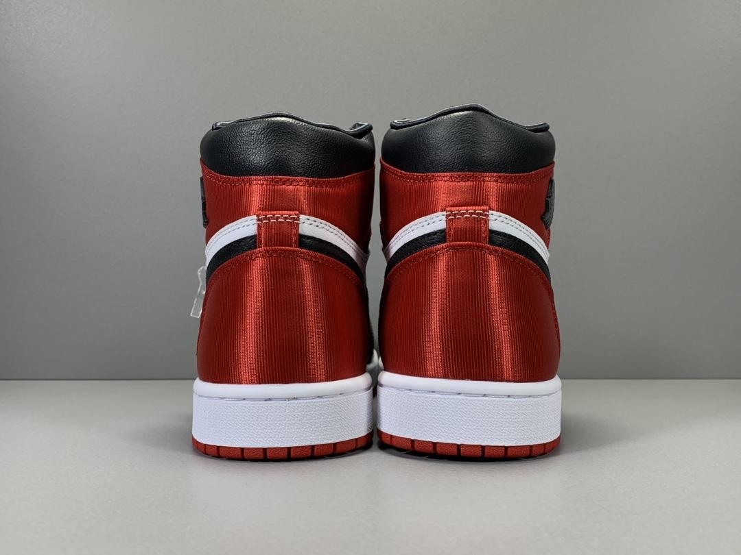 AJ 1 Retro High Satin Black Toe (W) Shoes Sneakers - nk0000079 - Image 6
