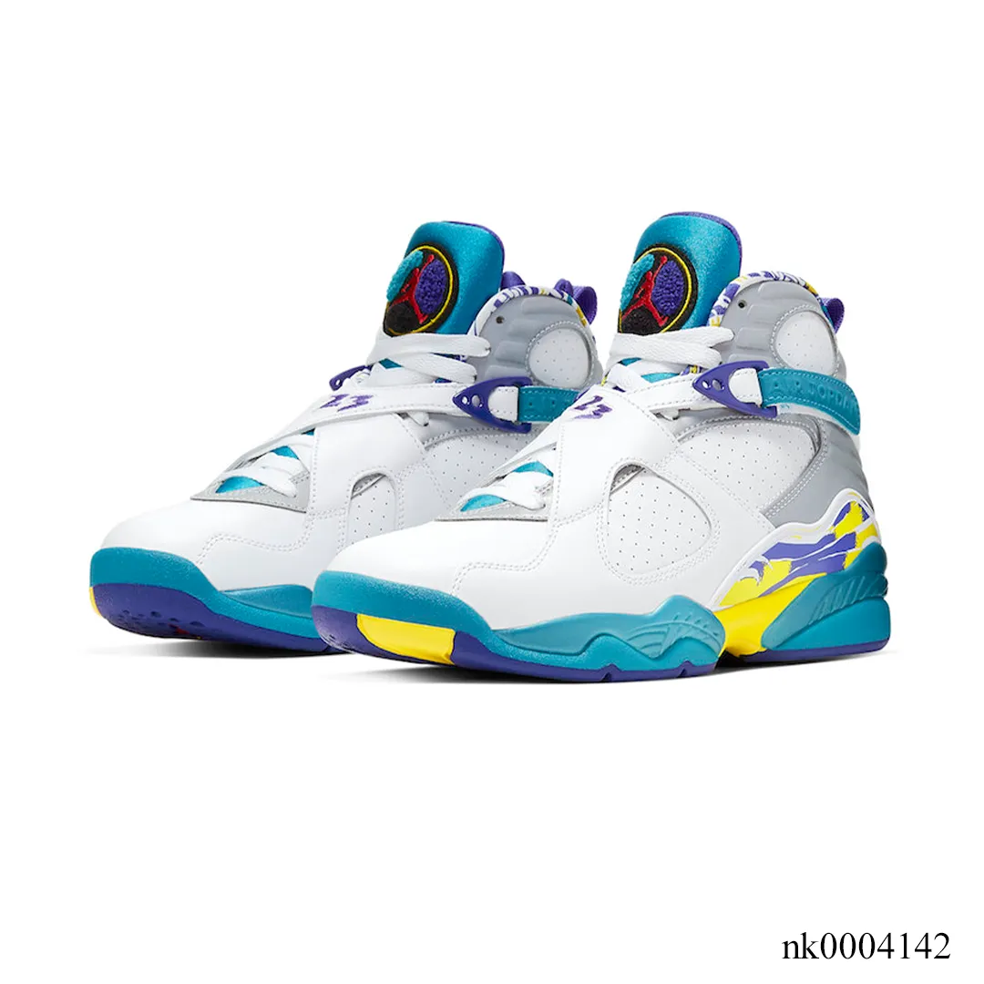 AJ 8 White Aqua Shoes Sneakers - nk0004142 - Image 3