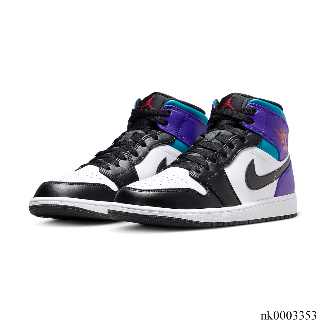 AJ 1 Mid Aqua Shoes Sneakers - nk0003353 - Image 3