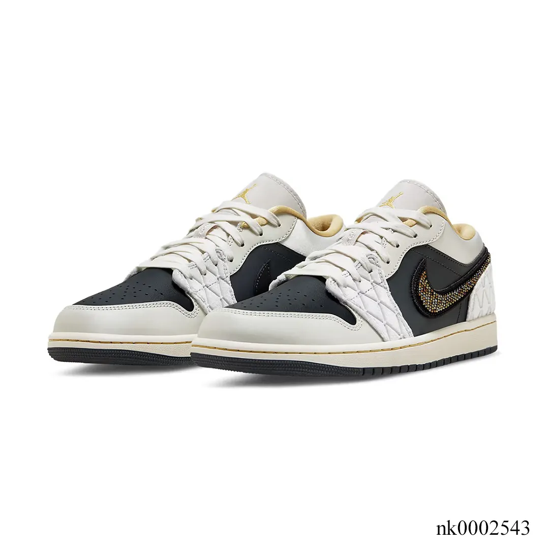 AJ 1 Low Beaded Swoosh Shoes Sneakers - nk0002543 - Image 3