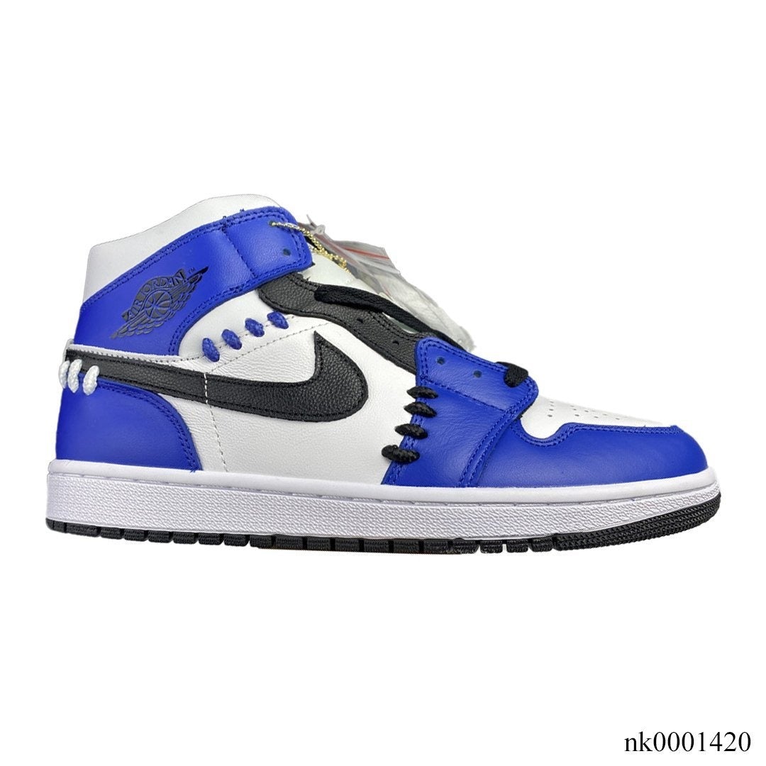 AJ1 Mid SE "Game Royal" White Blue Black Shoes Sneakers - nk0001420 - Image 2