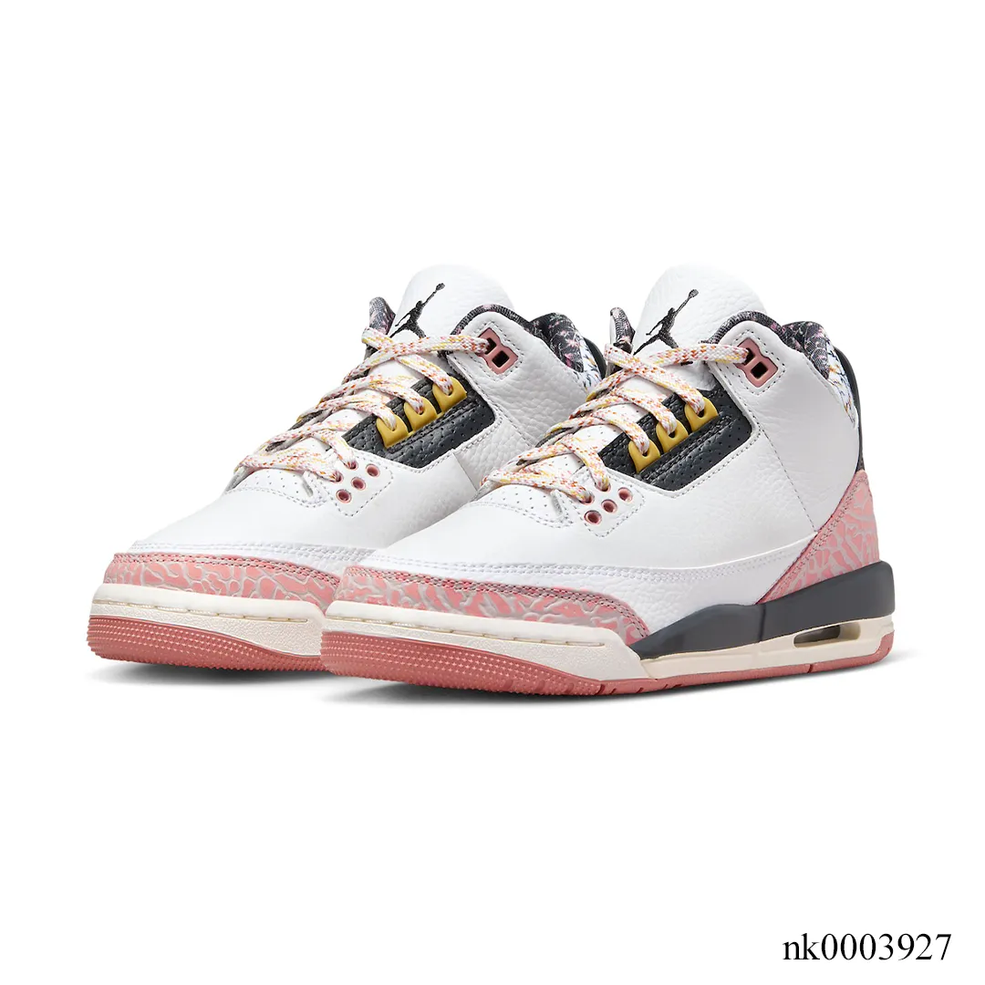 AJ 3 Red Stardust Shoes Sneakers - nk0003927 - Image 3