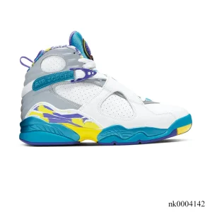 AJ 8 White Aqua Shoes Sneakers - nk0004142