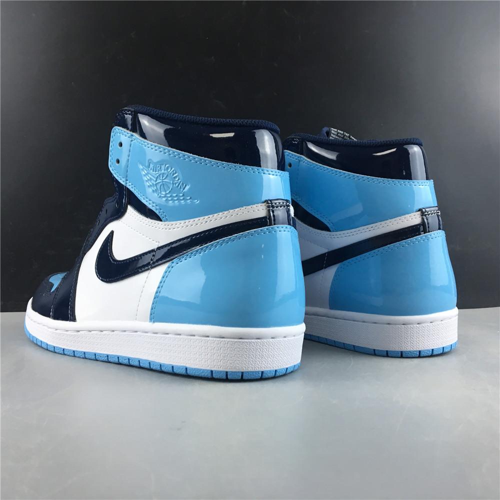 AJ 1 Retro High UNC Patent Shoes Sneakers - nk0000111 - Image 10