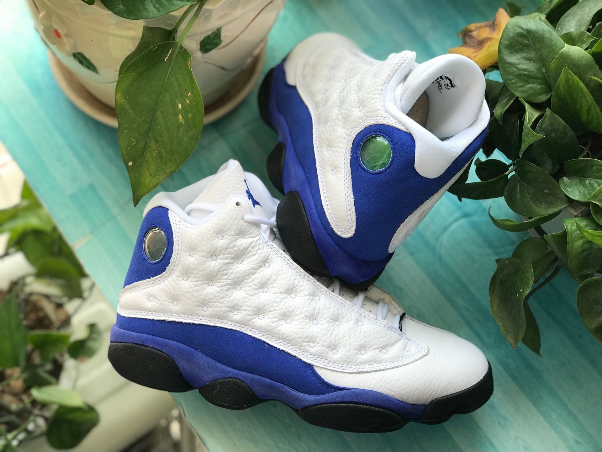 AJ 13 Retro White Hyper Royal Black Shoes Sneakers - nk0000665 - Image 7