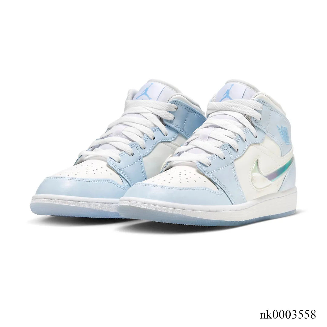 AJ 1 Mid SE Glitter Swoosh Shoes Sneakers - nk0003558 - Image 3
