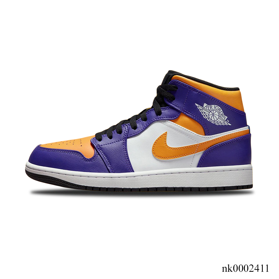 AJ 1 Mid Lakers Shoes Sneakers - nk0002411 - Image 2