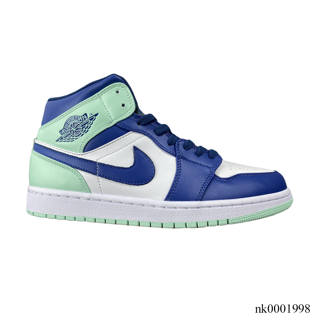 AJ 1 Mid Blue Mint Shoes Sneakers - nk0001998 - Image 2