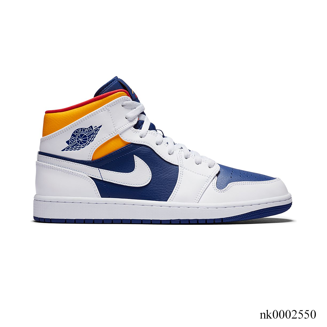 AJ 1 Mid Royal Blue Laser Orange Shoes Sneakers - nk0002550 - Image 2