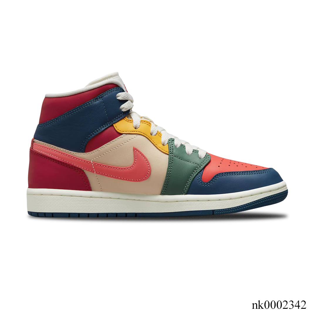 AJ 1 Mid SE Multi Color Shoes Sneakers - nk0002342