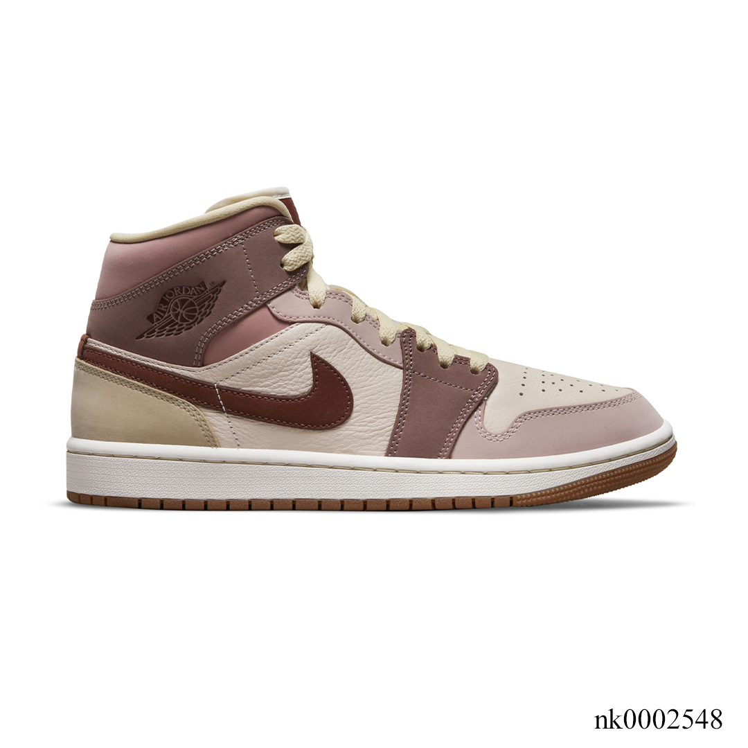 AJ 1 Mid SE Dark Pony Smoky Mauve Shoes Sneakers - nk0002548 - Image 2