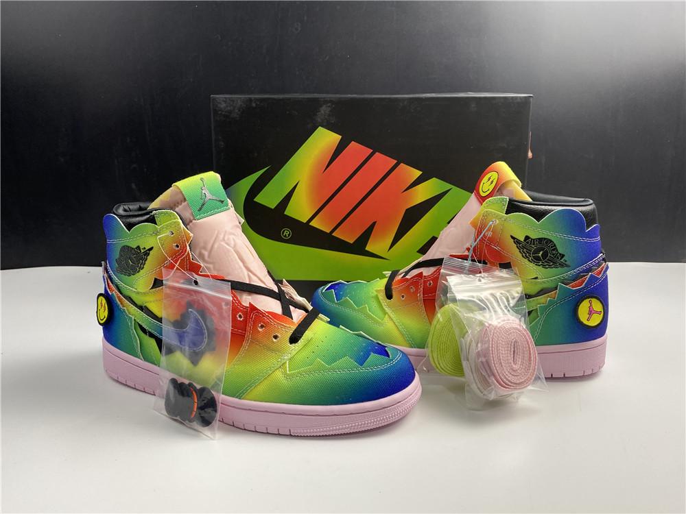 Balvin x AJ 1 High OG Multi Shoes Sneakers - nk0001341 - Image 5