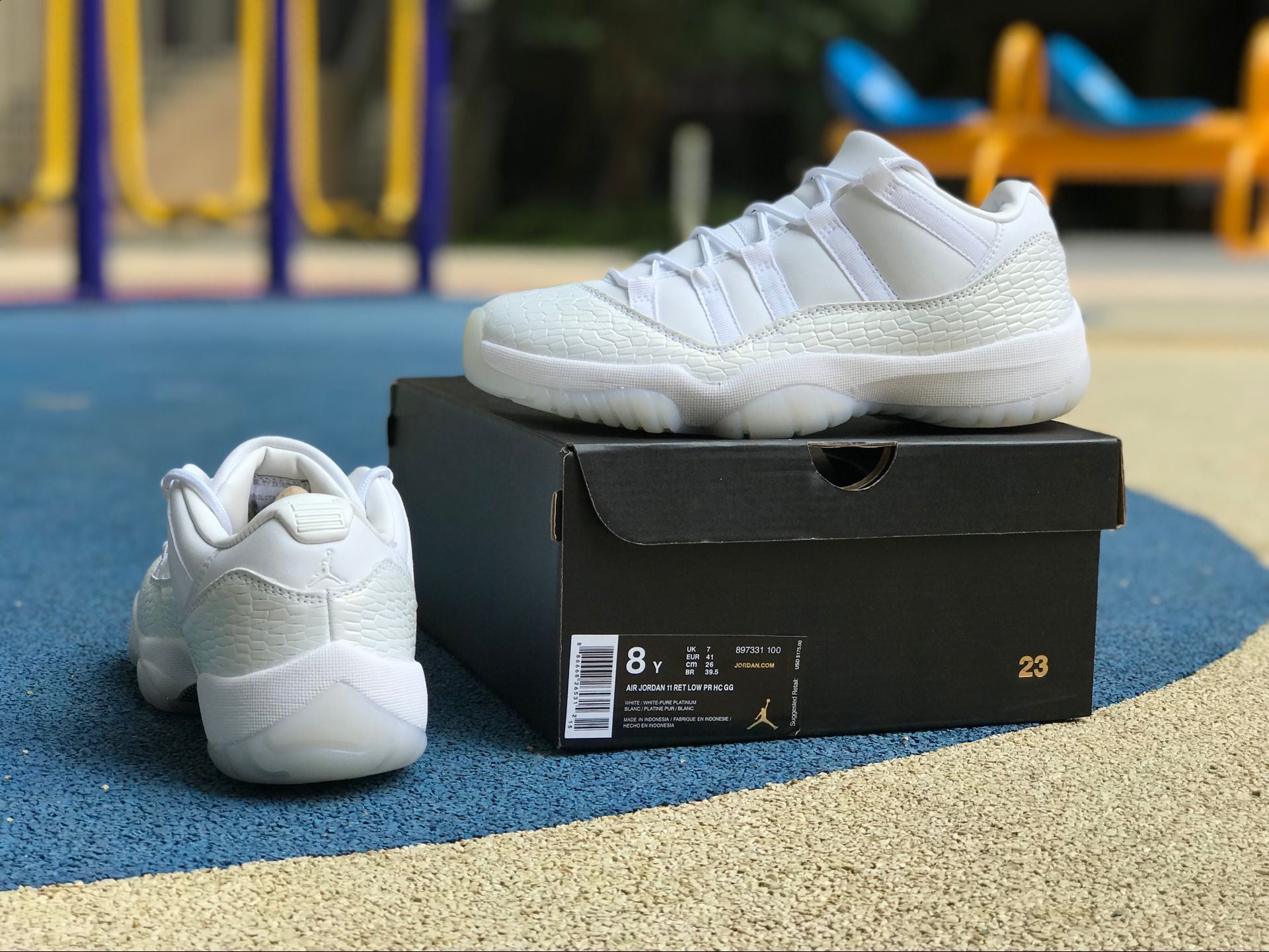 AJ 11 Retro Low Heiress Pure Platinum Shoes Sneakers - nk0000615 - Image 8