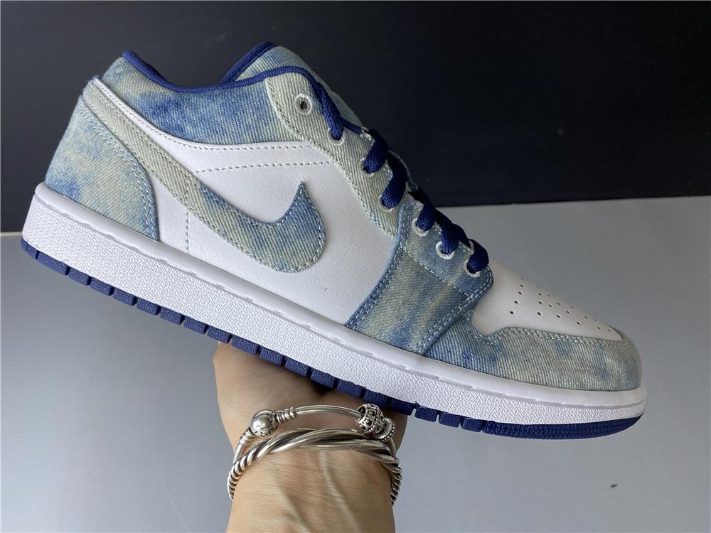 AJ 1 Low SE "Washed Denim" Shoes Sneakers - nk0000756 - Image 7