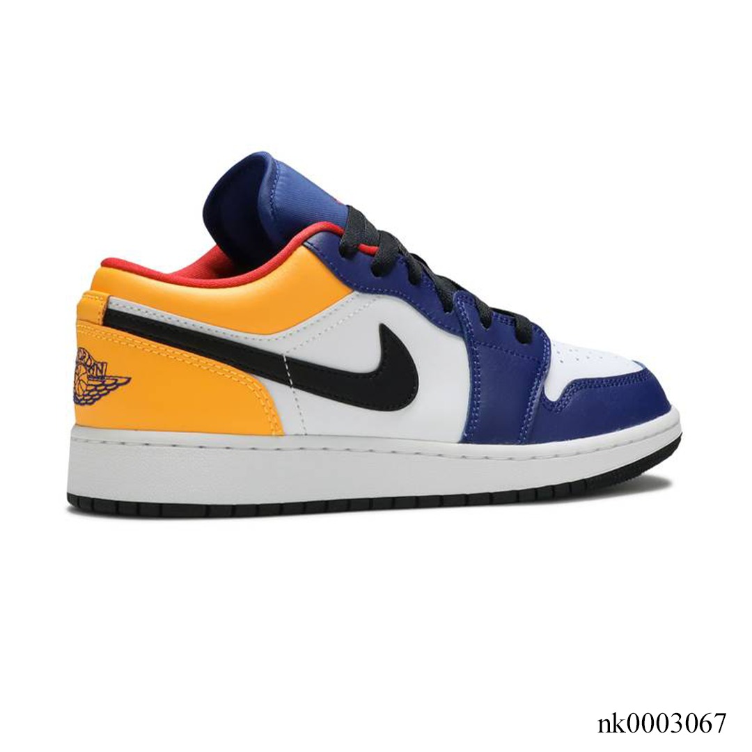 AJ 1 Low GS 'Royal Yellow' (Premium) Shoes Sneakers - nk0003067 - Image 3