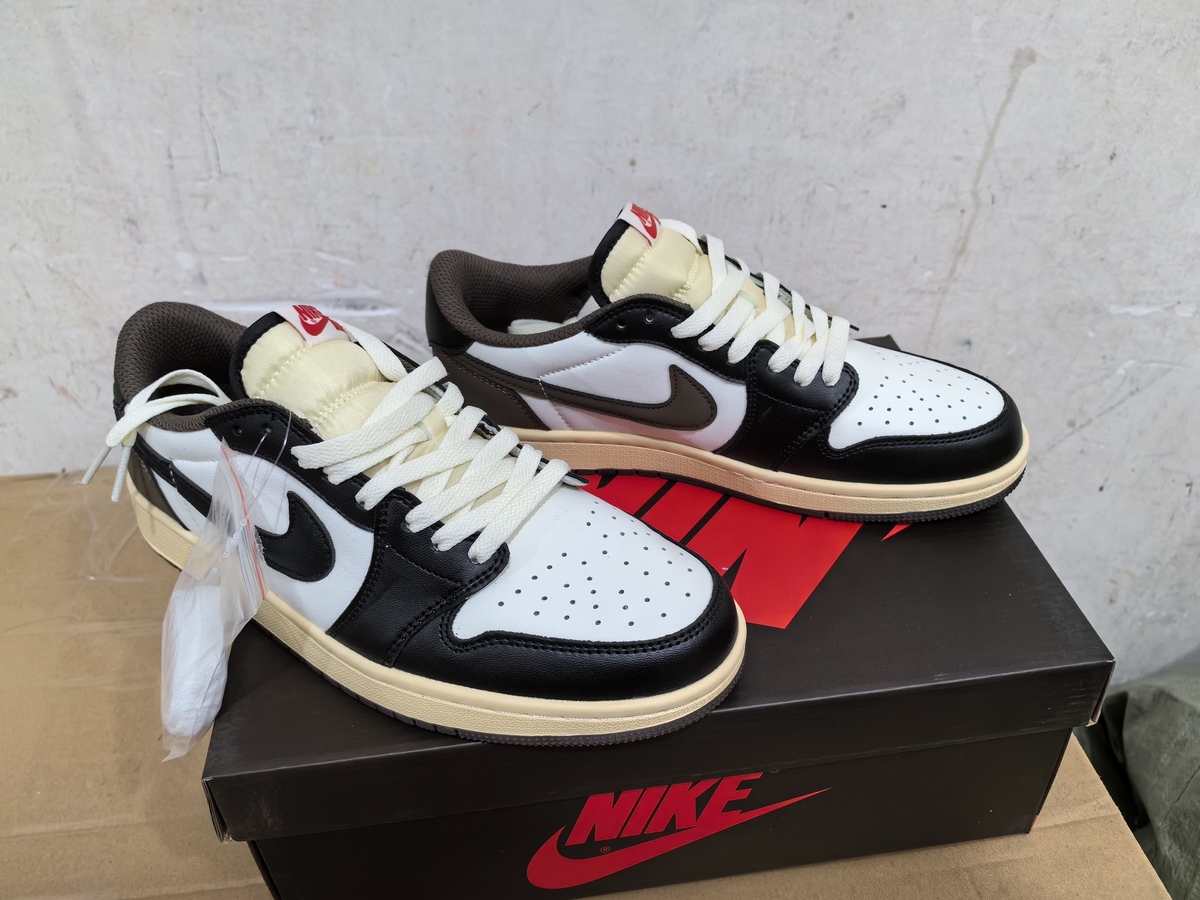 Travis Scott x AJ 1 Low OG SP Dark Mocha Shoes Sneakers - nk0002022 - Image 10