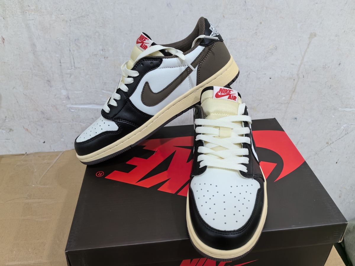 Travis Scott x AJ 1 Low OG SP Dark Mocha Shoes Sneakers - nk0002022 - Image 13