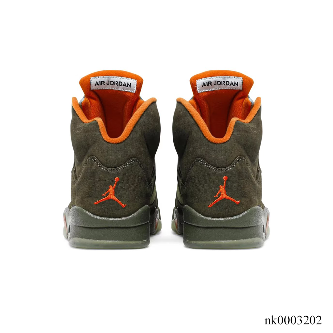 AJ 5 Olive Shoes Sneakers - nk0003202 - Image 4