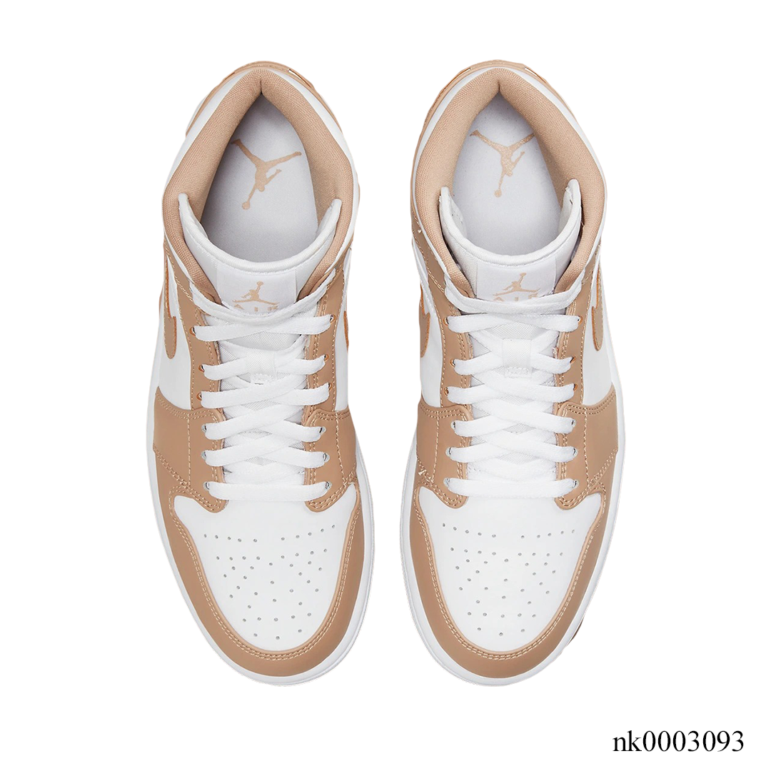 AJ 1 Mid Tan Gum Shoes Sneakers - nk0003093 - Image 4