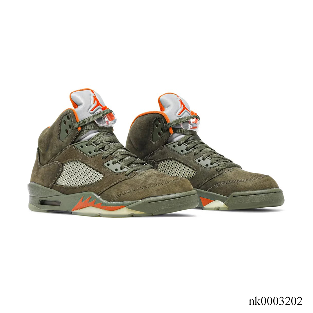AJ 5 Olive Shoes Sneakers - nk0003202 - Image 3