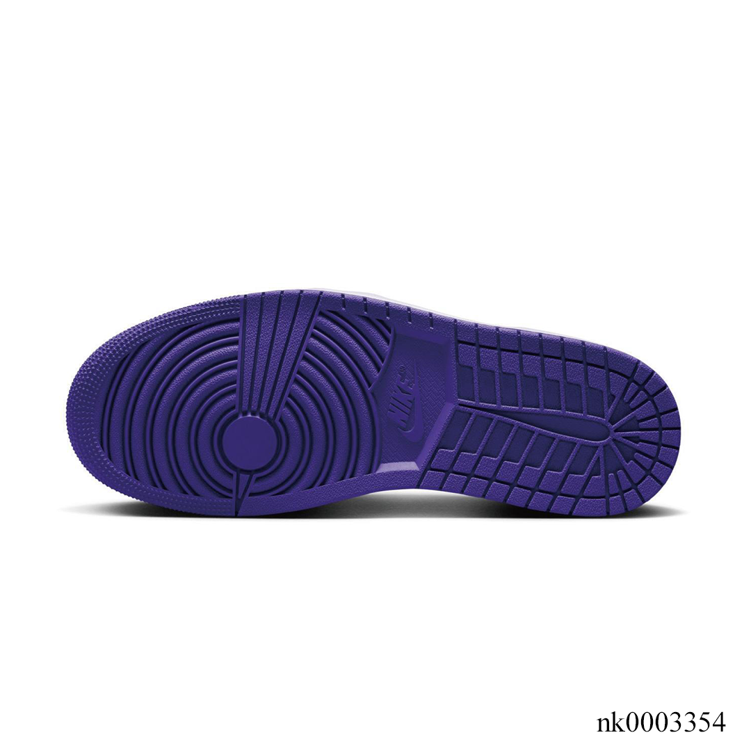 AJ 1 Low Court Purple Tropical Twist Shoes Sneakers - nk0003354 - Image 6