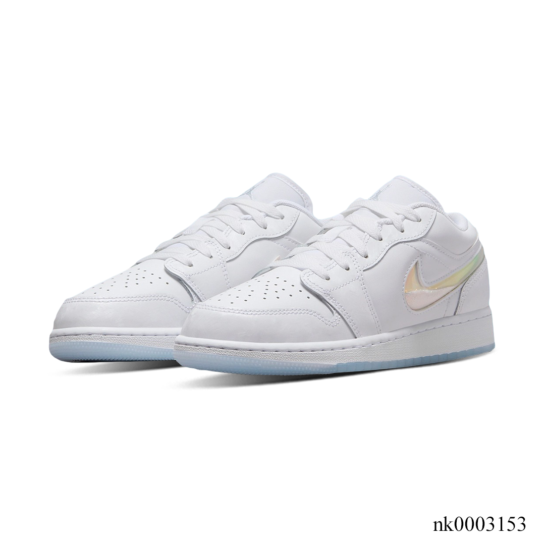 AJ 1 Low Glitter Swoosh Shoes Sneakers - nk0003153 - Image 4