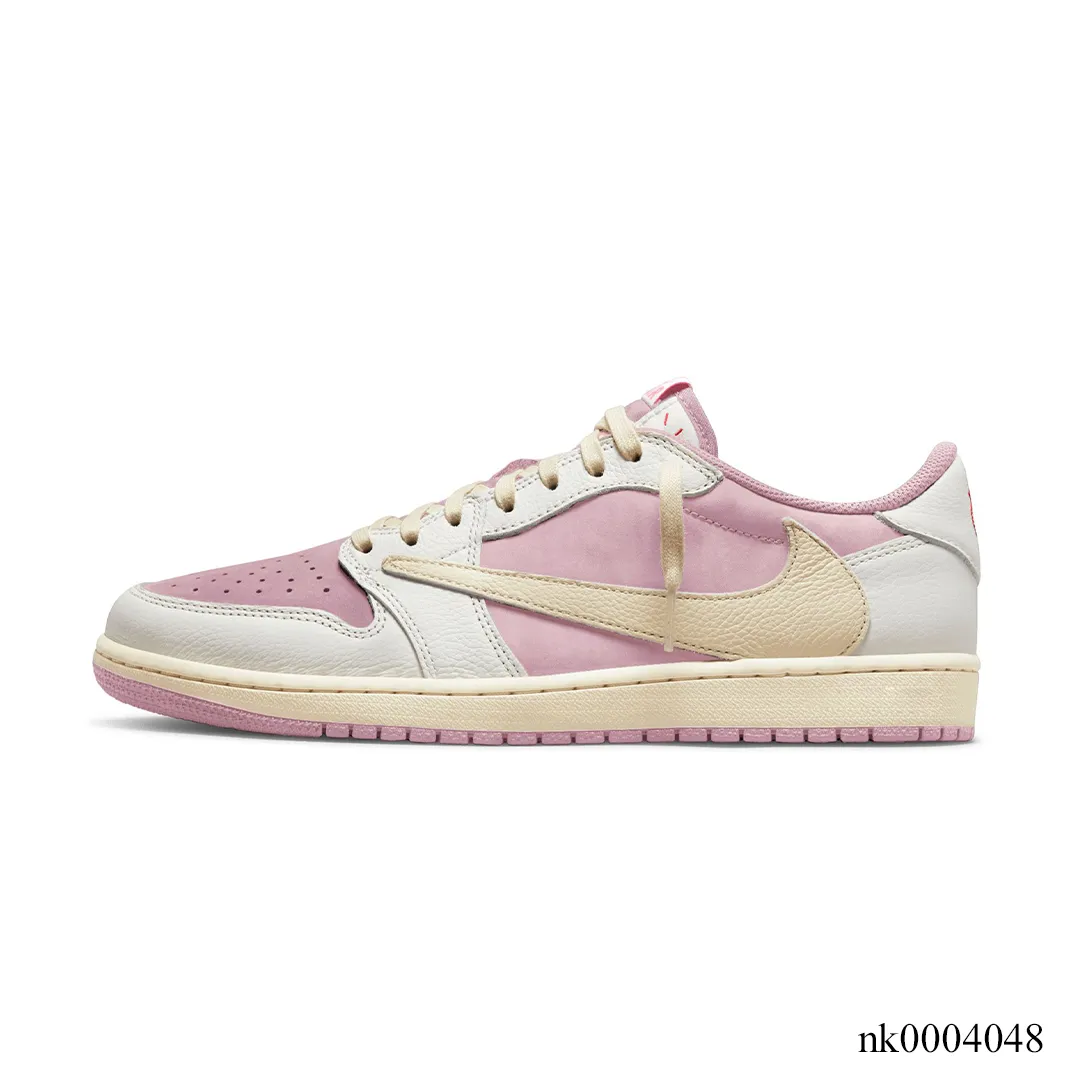 Travis Scott x AJ 1 Low OG Shy Pink Shoes Sneakers - nk0004048 - Image 2