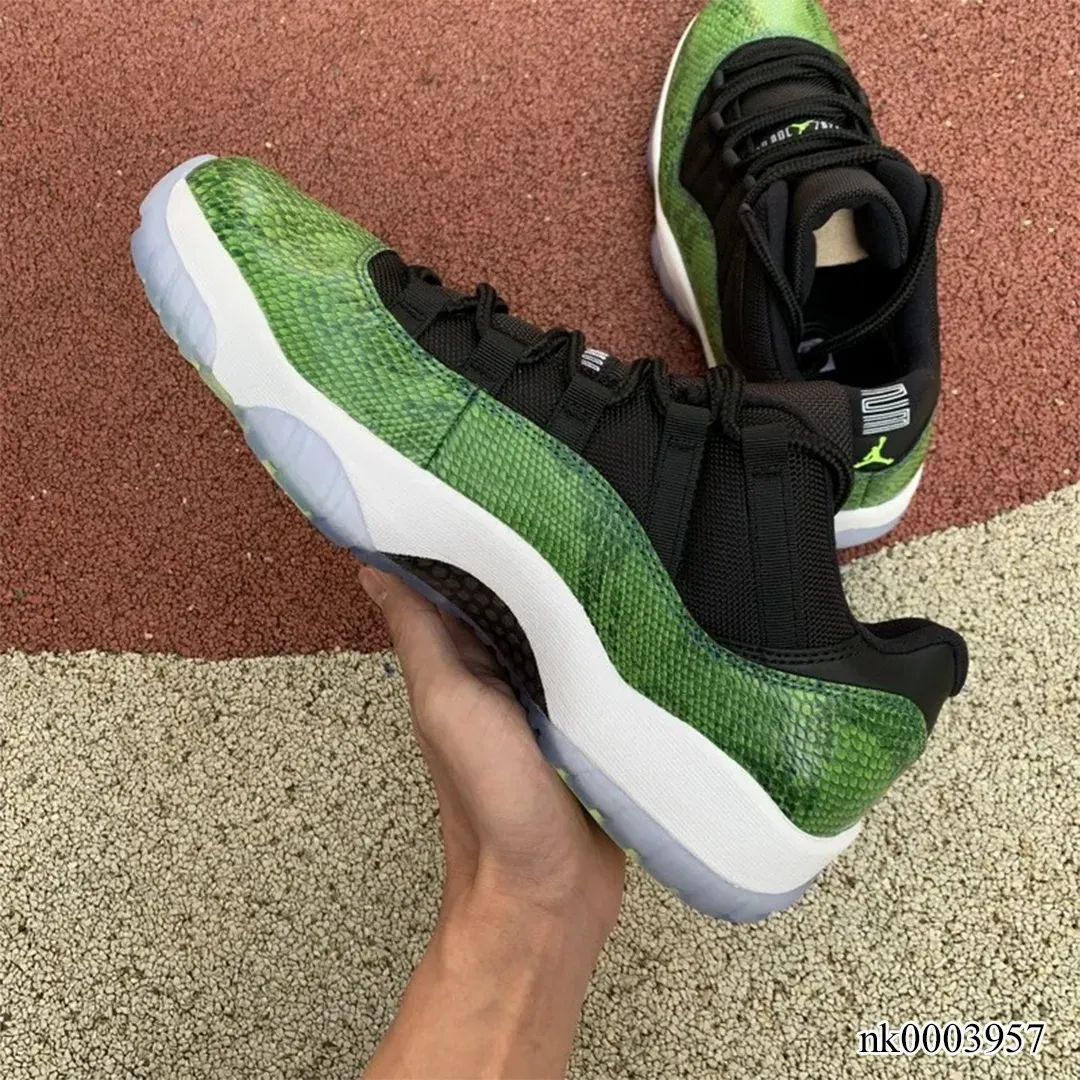 AJ 11 Low Green Snakeskin Shoes Sneakers - nk0003957 - Image 7
