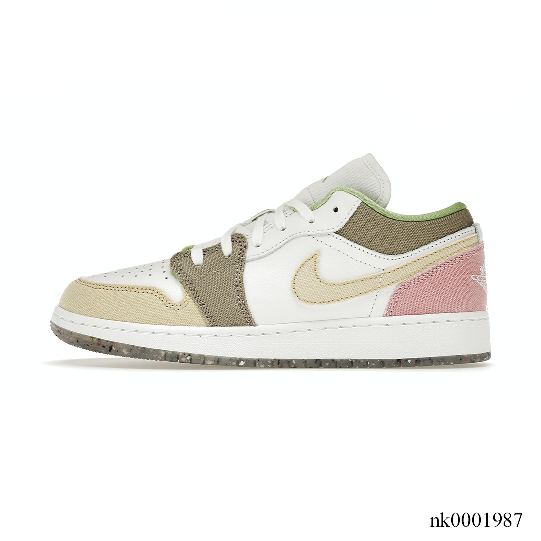 AJ 1 Low Pastel Grind Vivid Green Shoes Sneakers - nk0001987 - Image 2