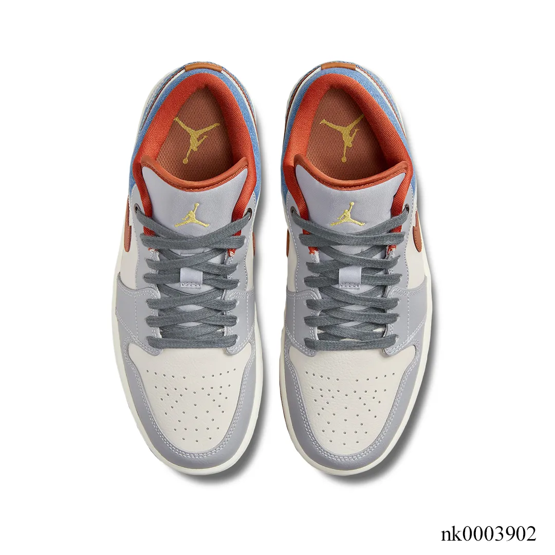 AJ 1 Low Phantom Denim Shoes Sneakers - nk0003902 - Image 4