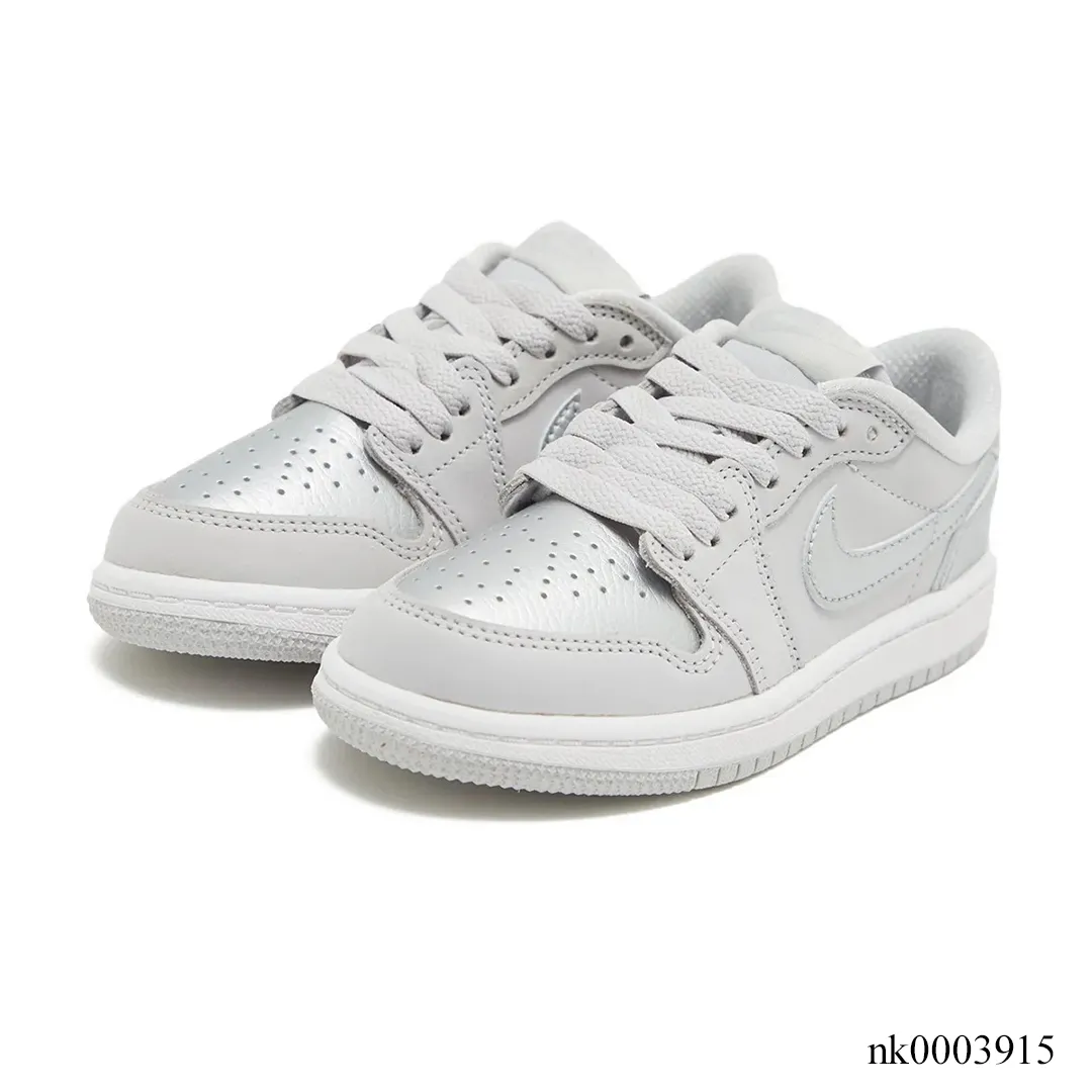 AJ 1 Low OG Metallic Silver Shoes Sneakers - nk0003915 - Image 2