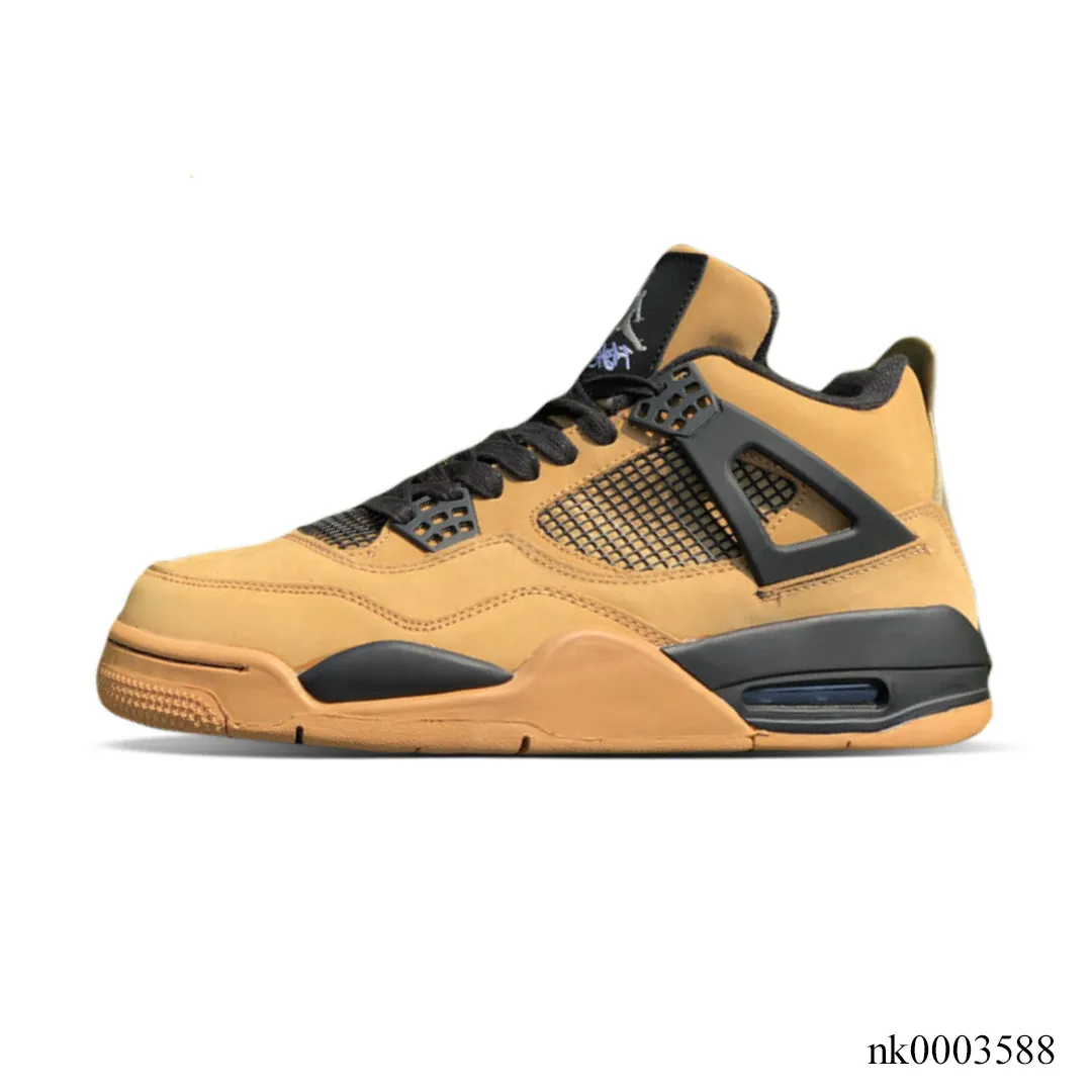 AJ 4 x Travis Scott Khaki Brown Grey Shoes Sneakers - nk0003588 - Image 2