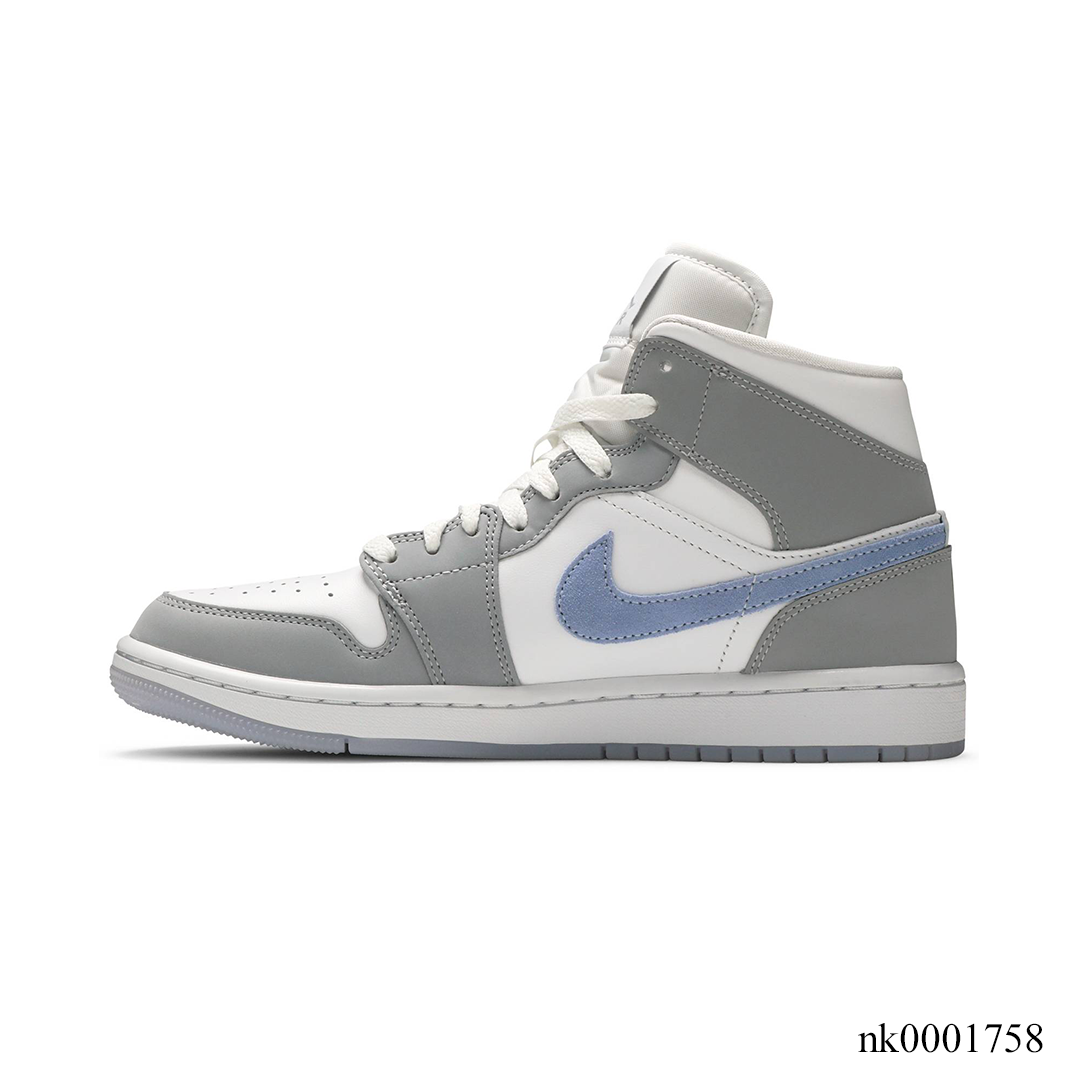 AJ 1 Mid Wolf Grey Aluminum Shoes Sneakers - nk0001758 - Image 2