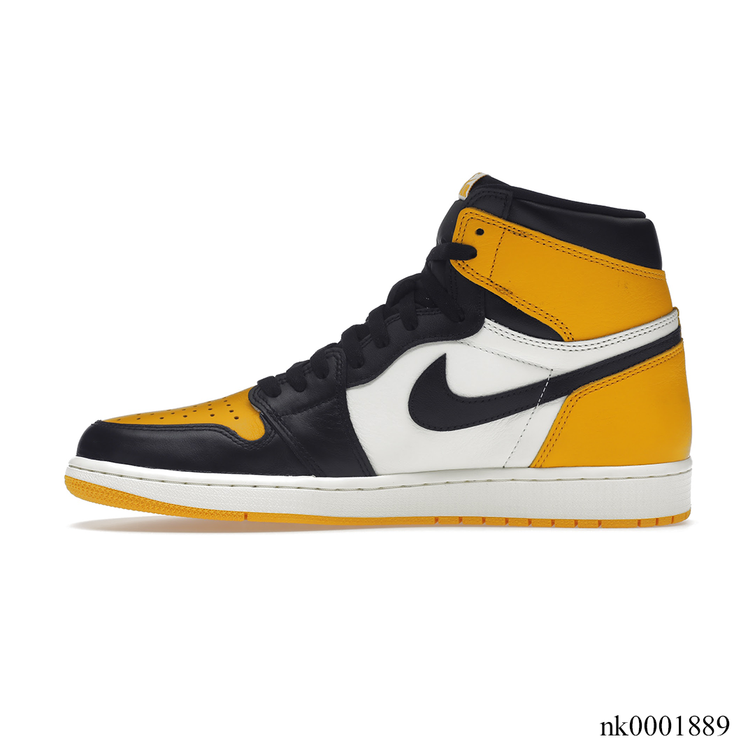AJ 1 Taxi Yellow Toe Shoes Sneakers - nk0001889 - Image 2