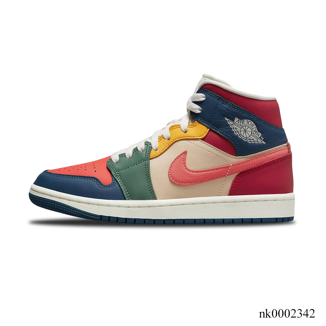 AJ 1 Mid SE Multi Color Shoes Sneakers - nk0002342 - Image 2