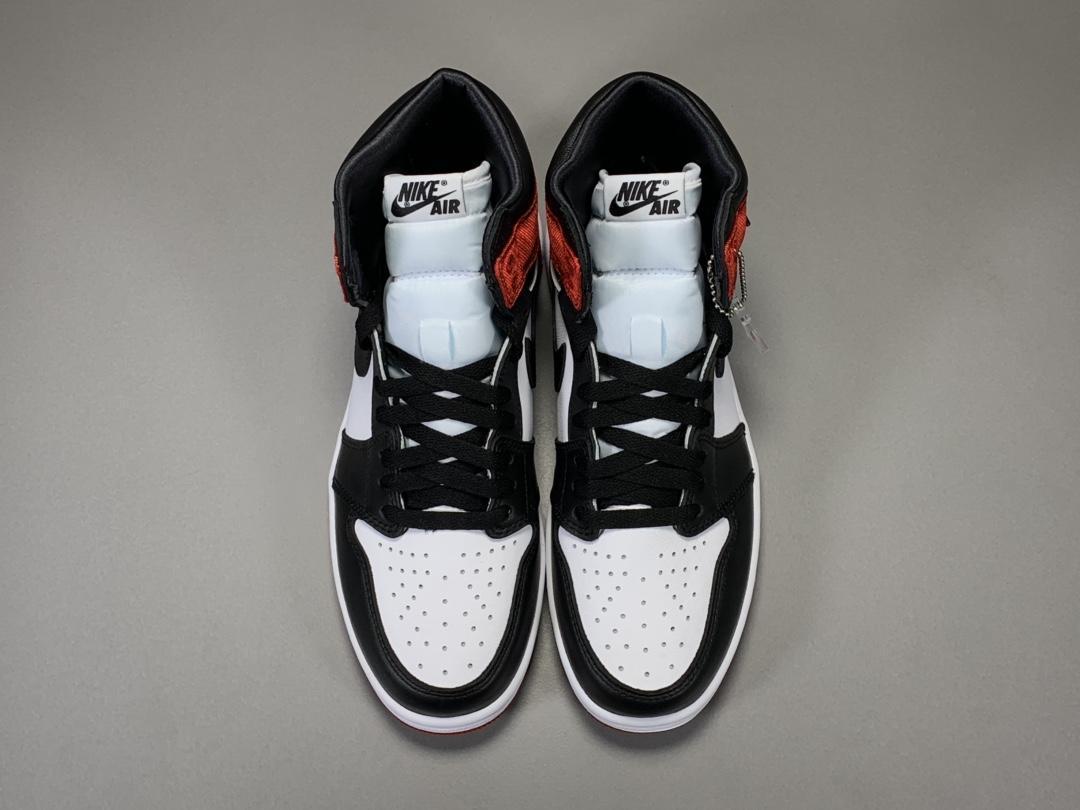 AJ 1 Retro High Satin Black Toe (W) Shoes Sneakers - nk0000079 - Image 5