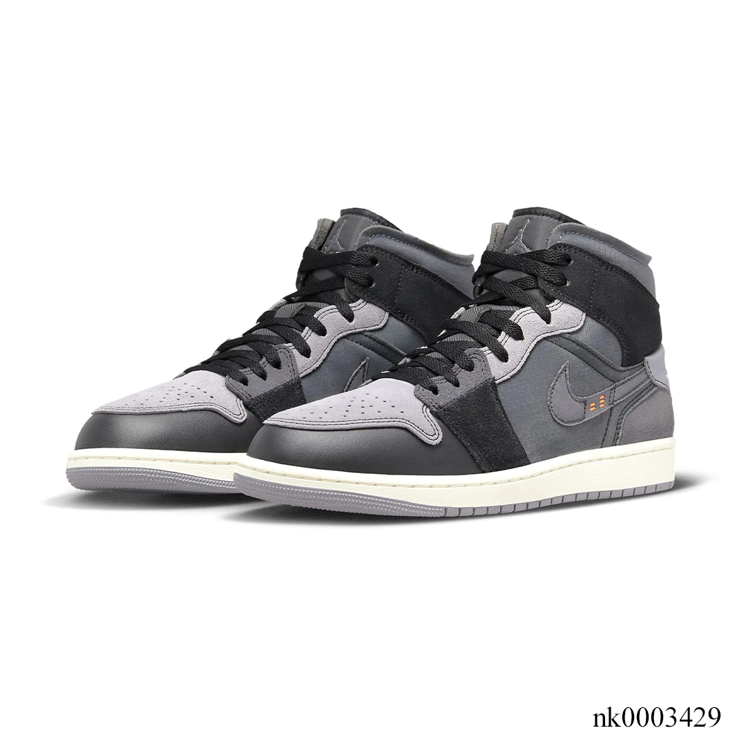 AJ 1 Mid Craft Inside Out Black Shoes Sneakers - nk0003429 - Image 3