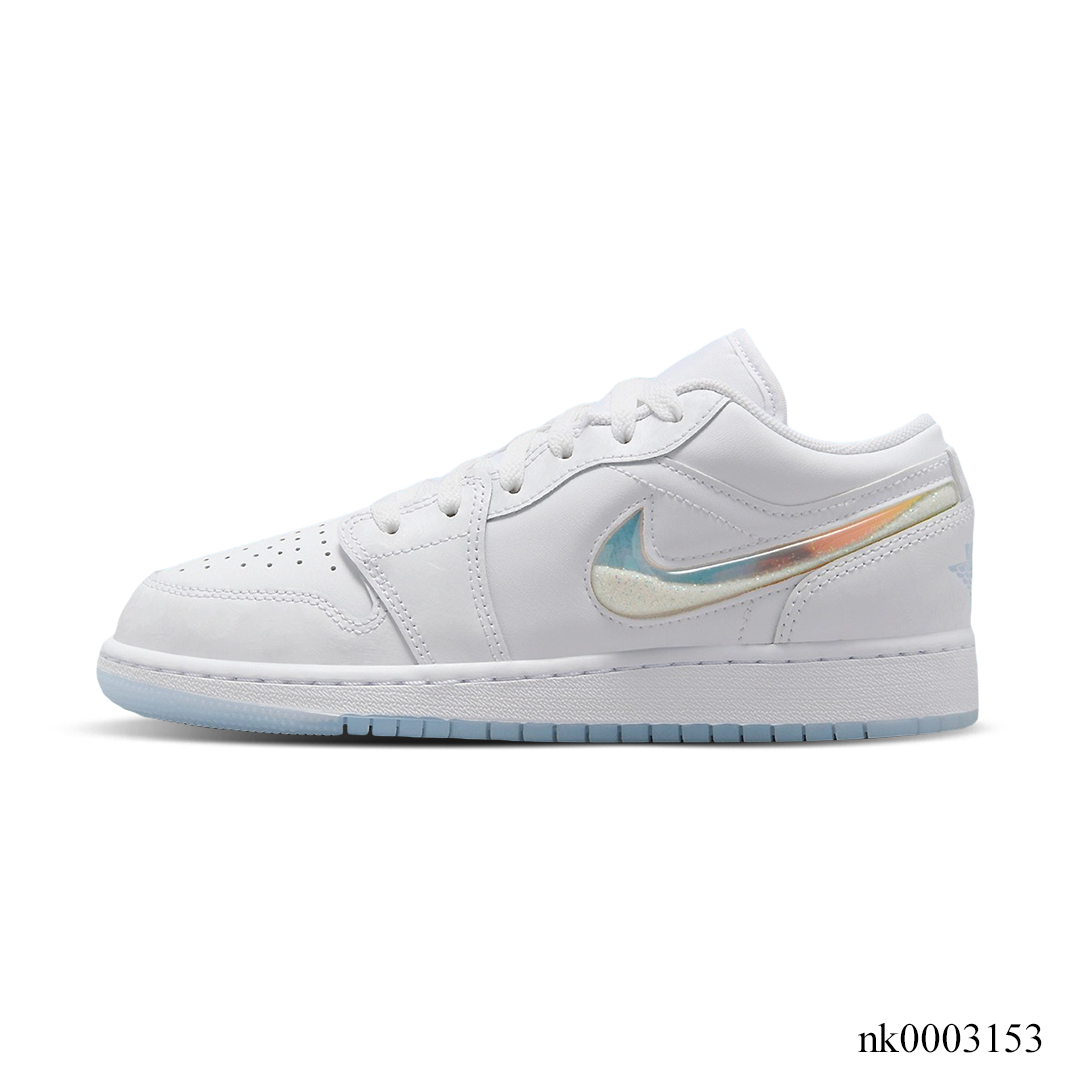 AJ 1 Low Glitter Swoosh Shoes Sneakers - nk0003153 - Image 3