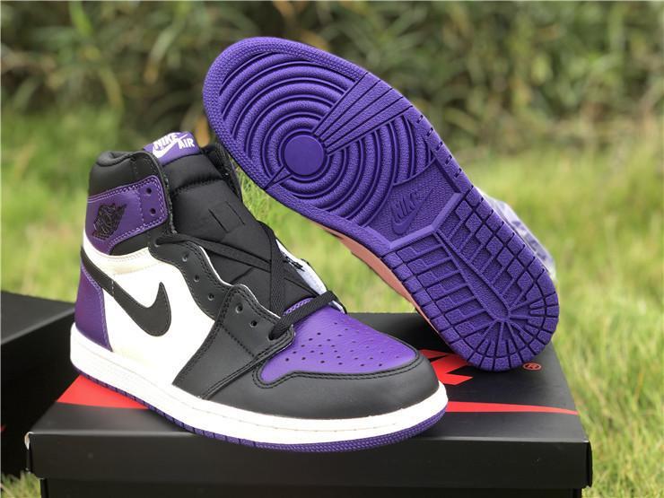 AJ 1 Retro High Court Purple Shoes Sneakers - nk0000569 - Image 8