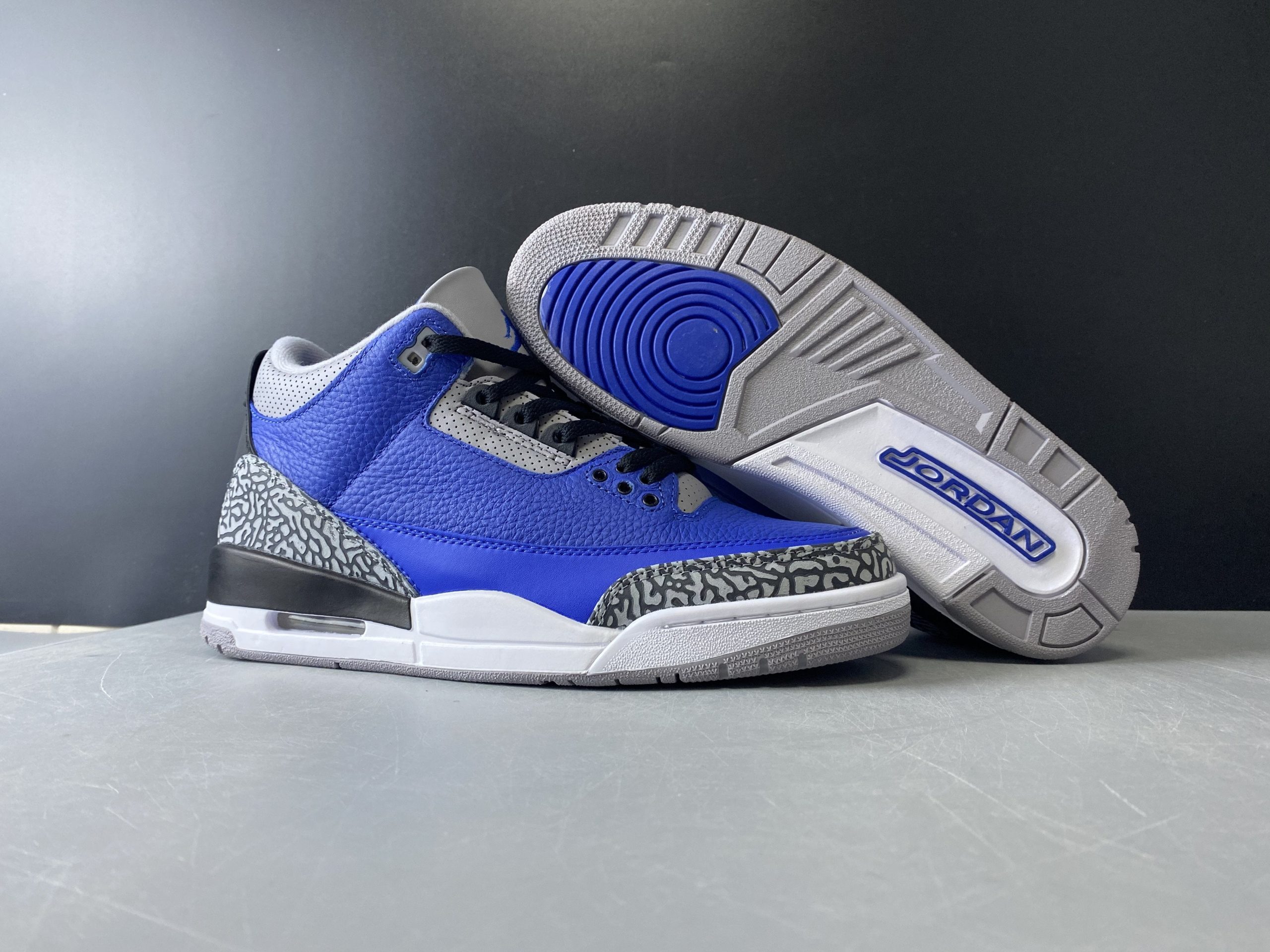 AJ 3 Retro Varsity Royal Cement Shoes Sneakers - nk0000759 - Image 10