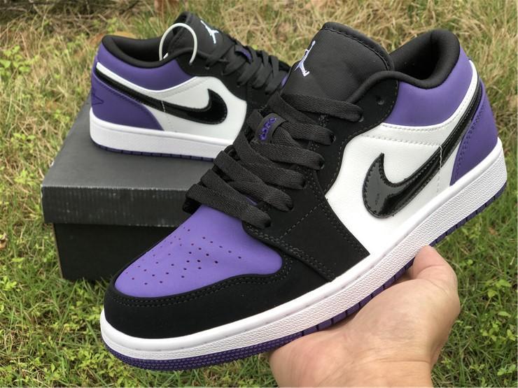 AJ 1 Low Court Purple (GS) Shoes Sneakers - nk0000731 - Image 11