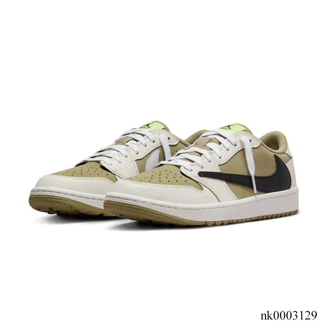 Travis Scott x AJ 1 Low Golf Neutral Olive Shoes Sneakers – nk0003129 - Image 3